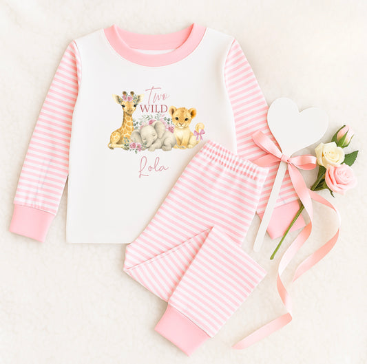 Wild Pyjamas Pink - Different ages available