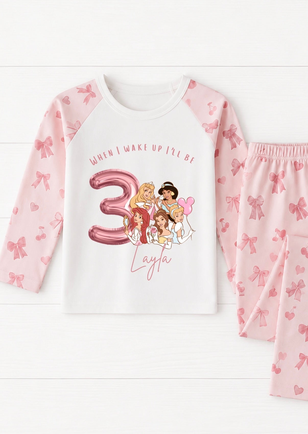 When I Wake Up Pjs - Princess