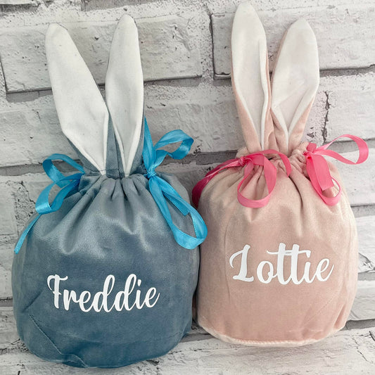 Velvet Bunny Ear Bag image 1