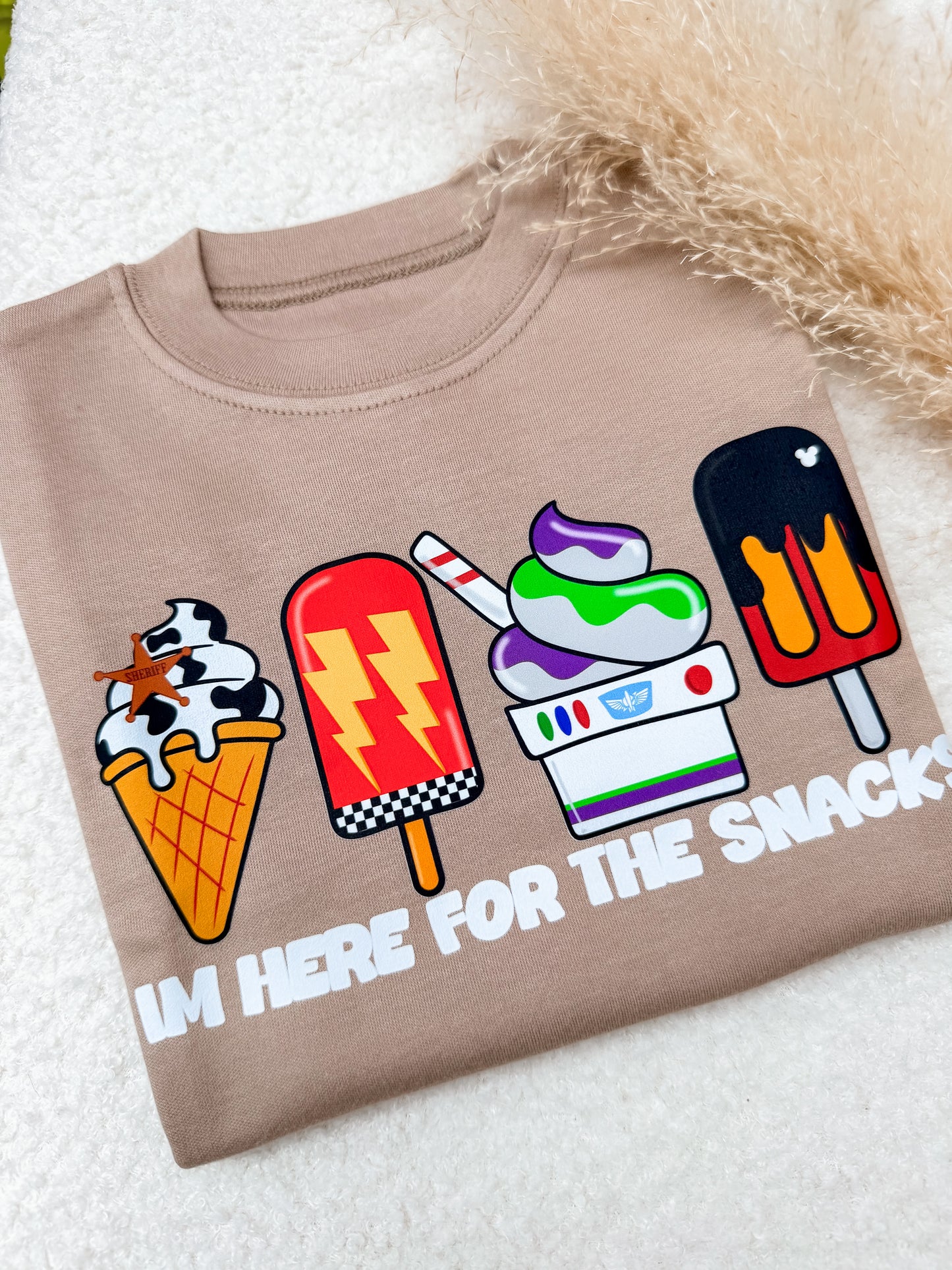 Here For The Snacks T-shirt