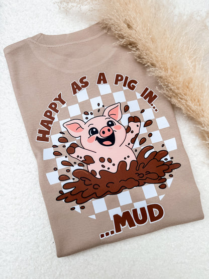 Pig in Mud T-shirt