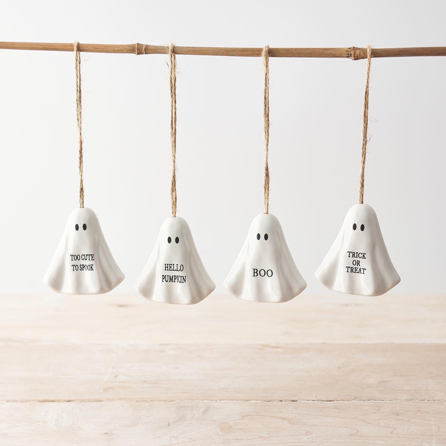 Hanging Ghost Ornament image 0