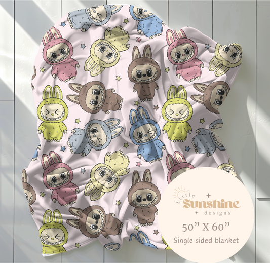 Cute Monsters Blanket