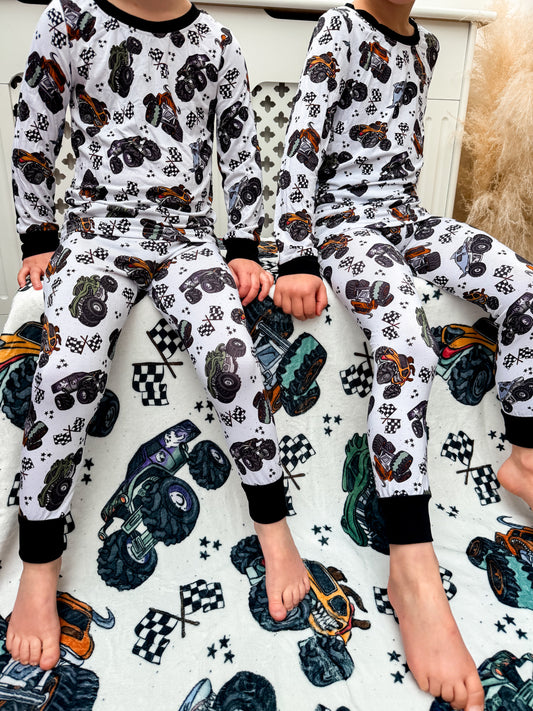 Monster Trucks Bamboo Pyjamas