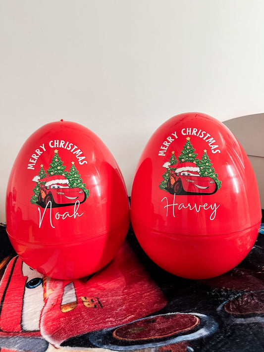 Giant Fillable Egg Red Car image 2