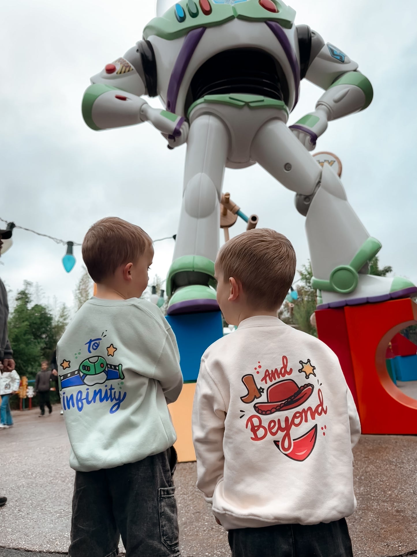 To Infinity & Beyond Matching Sweatshirts