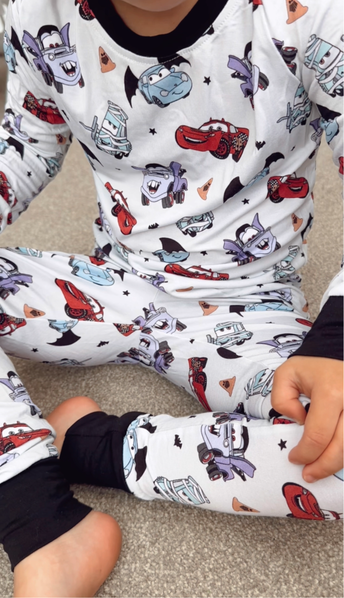 Spooky Cars Bamboo Pjs