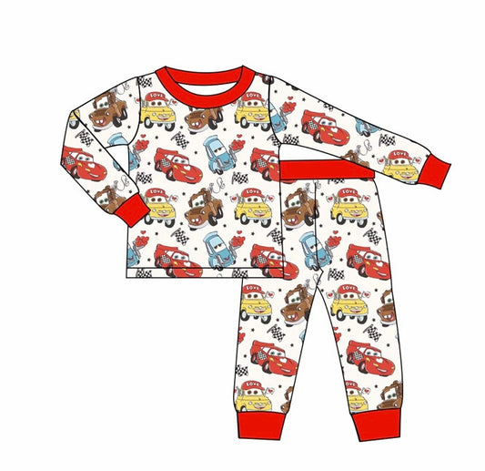 Valentines Cars Bamboo Pyjamas