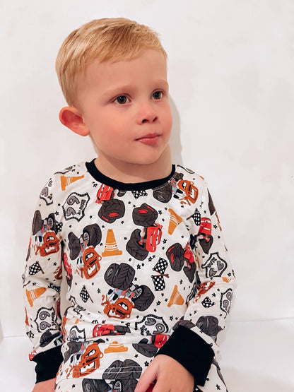 Monster Jam Bamboo Pyjamas