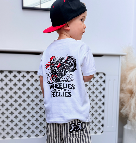 Wheelies Over Feelies T-shirt