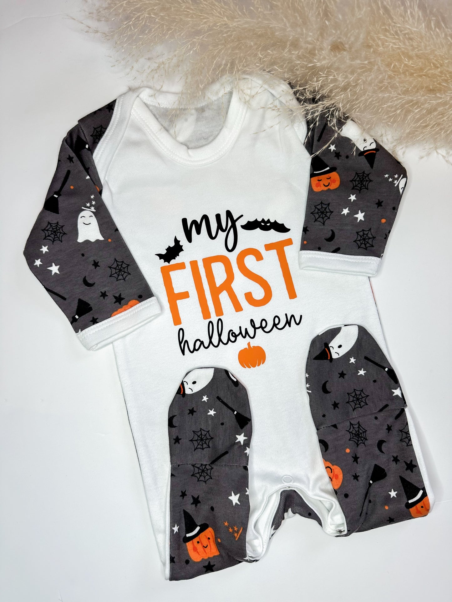 First Halloween Printed Babygrow