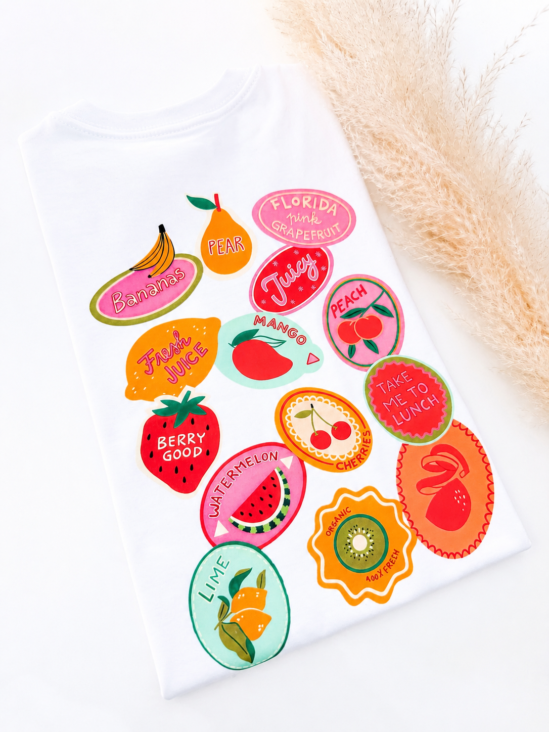 Fruit Stickers T-shirt
