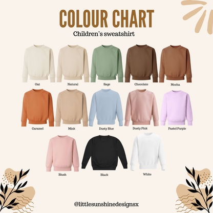 Children's Sweatshirt - CHOOSE DESIGN
