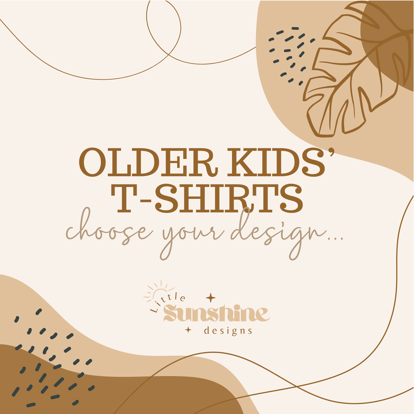 Older Children's T-shirts - CHOOSE DESIGN