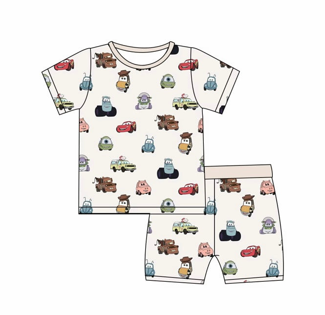 Car Gang Short Bamboo Pyjamas