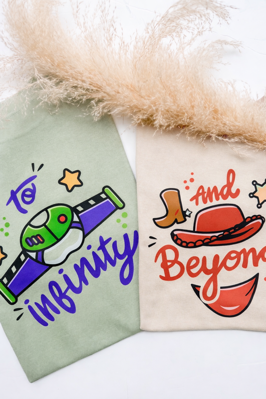 To Infinity & Beyond Matching T-shirt Set