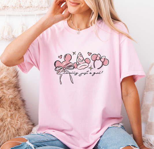 Just A Girl Ears Tee