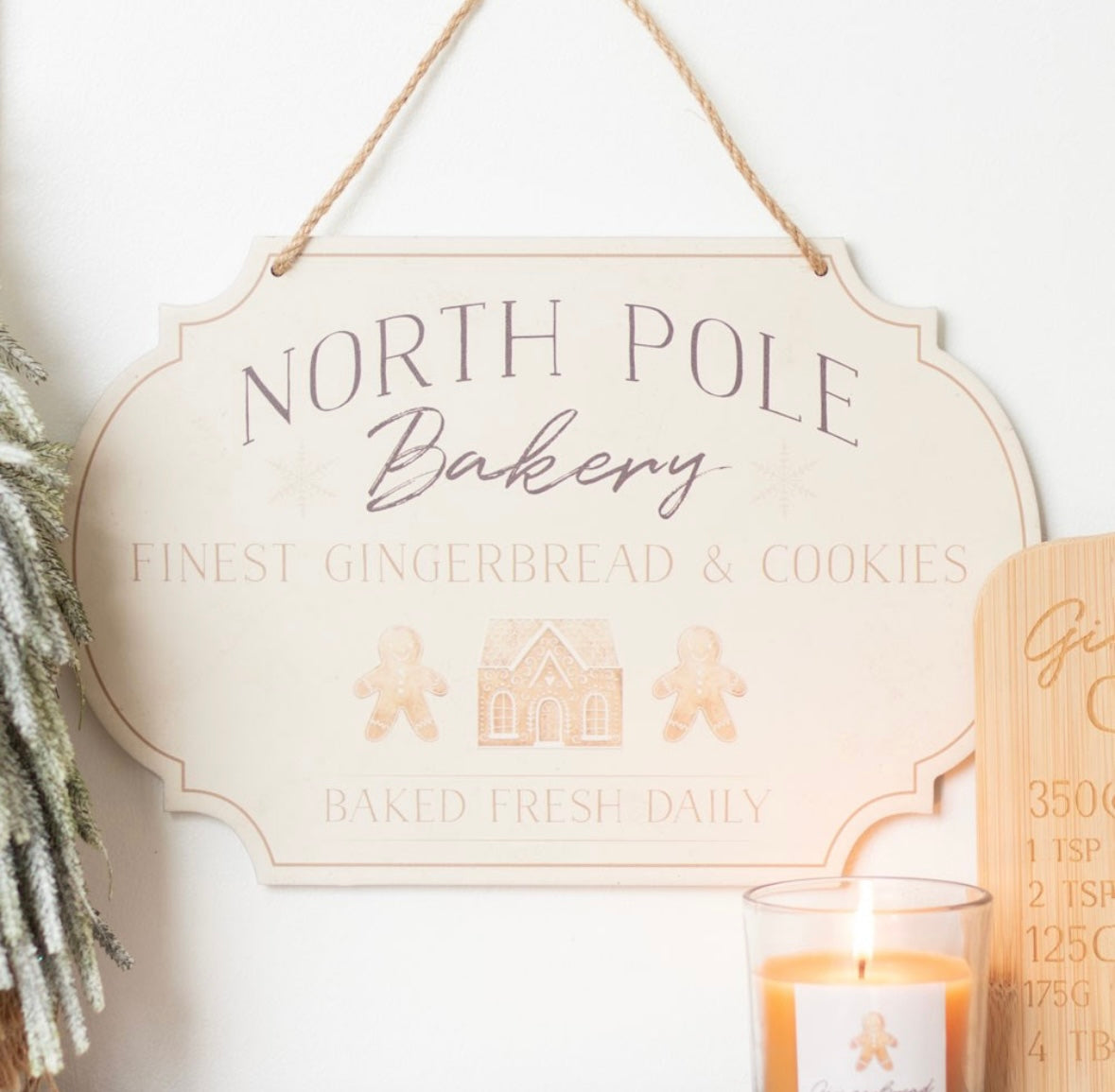 North Pole Bakery Hanging Sign image 0