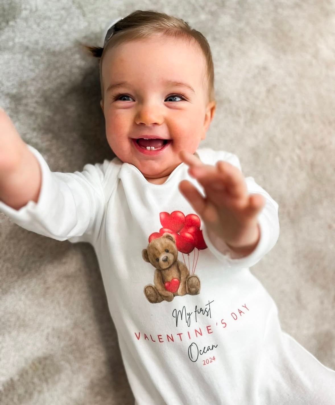 First Valentines Babygrow image 0